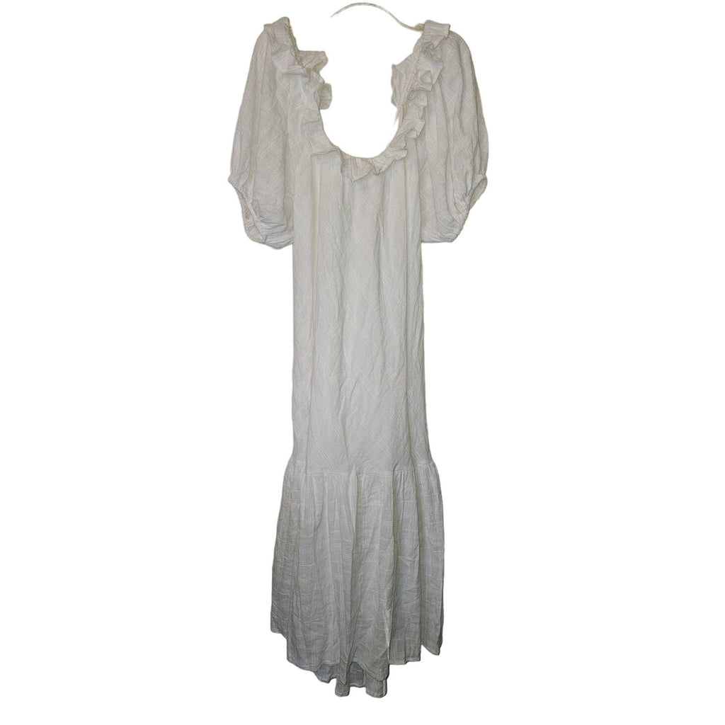 New Free People Kaylyn Midi Dress Free-est $108 SMALL Ivory