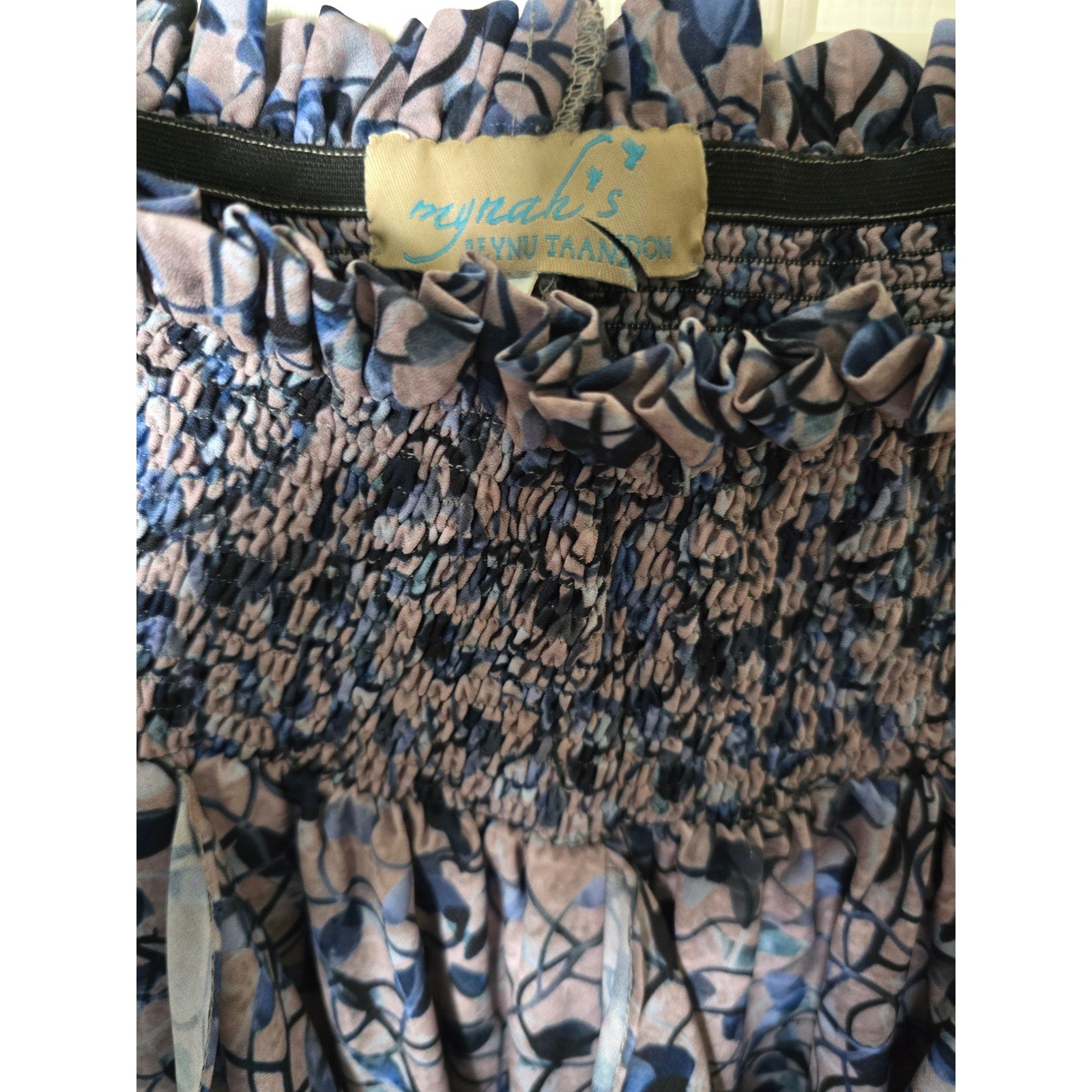 Anthropologie Keshika Ruffled Midi Skirt Mynah's Reynu Taandon SMALL Anthropologie