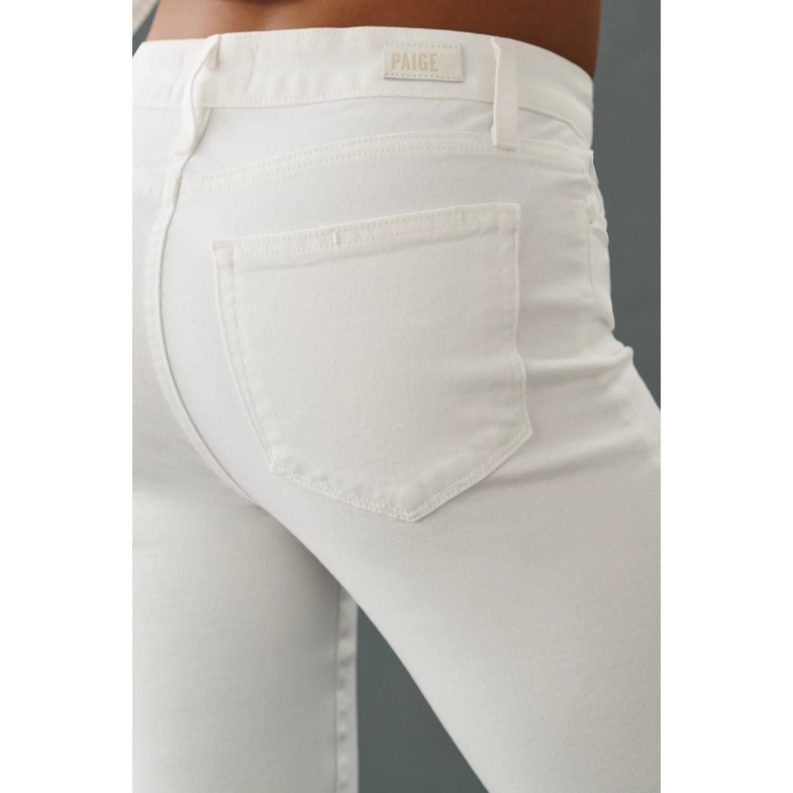 Anthropologie PAIGE Hoxton High-rise Skinny Jeans $198 PLUS 26W Crisp White