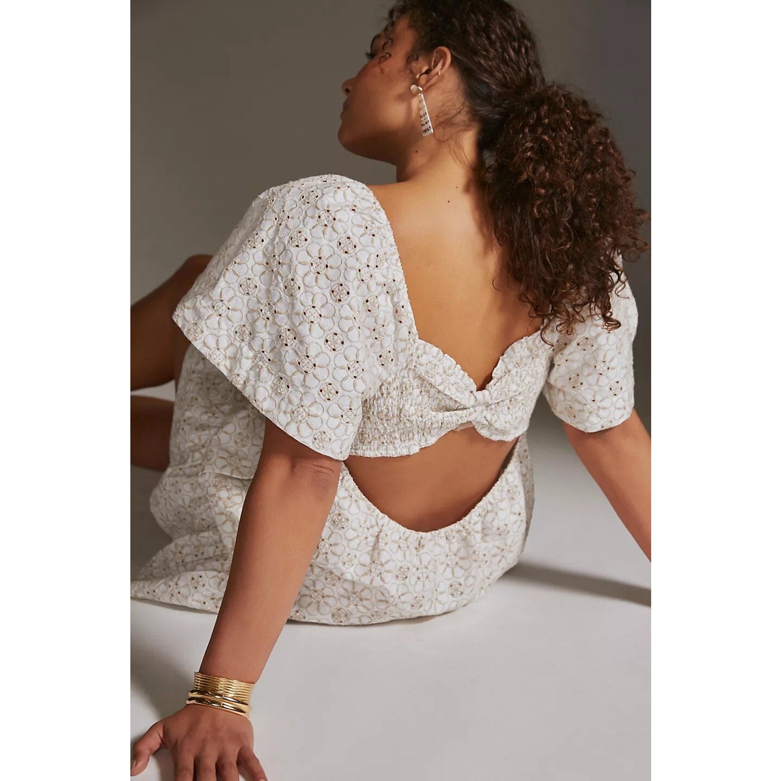 New Anthropologie Maeve Smocked Tunic Mini Dress Size 1X