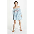 NEW Free People $148 Women's Blue Sunbeams Mini dress Size Small
