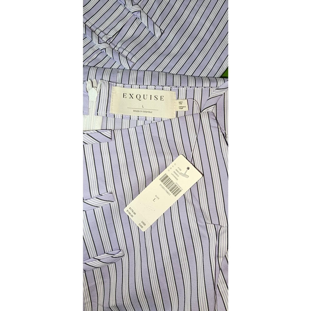 Anthropologie Exquise High-Neck Bow Mini Dress LARGE Lavender Anthropologie