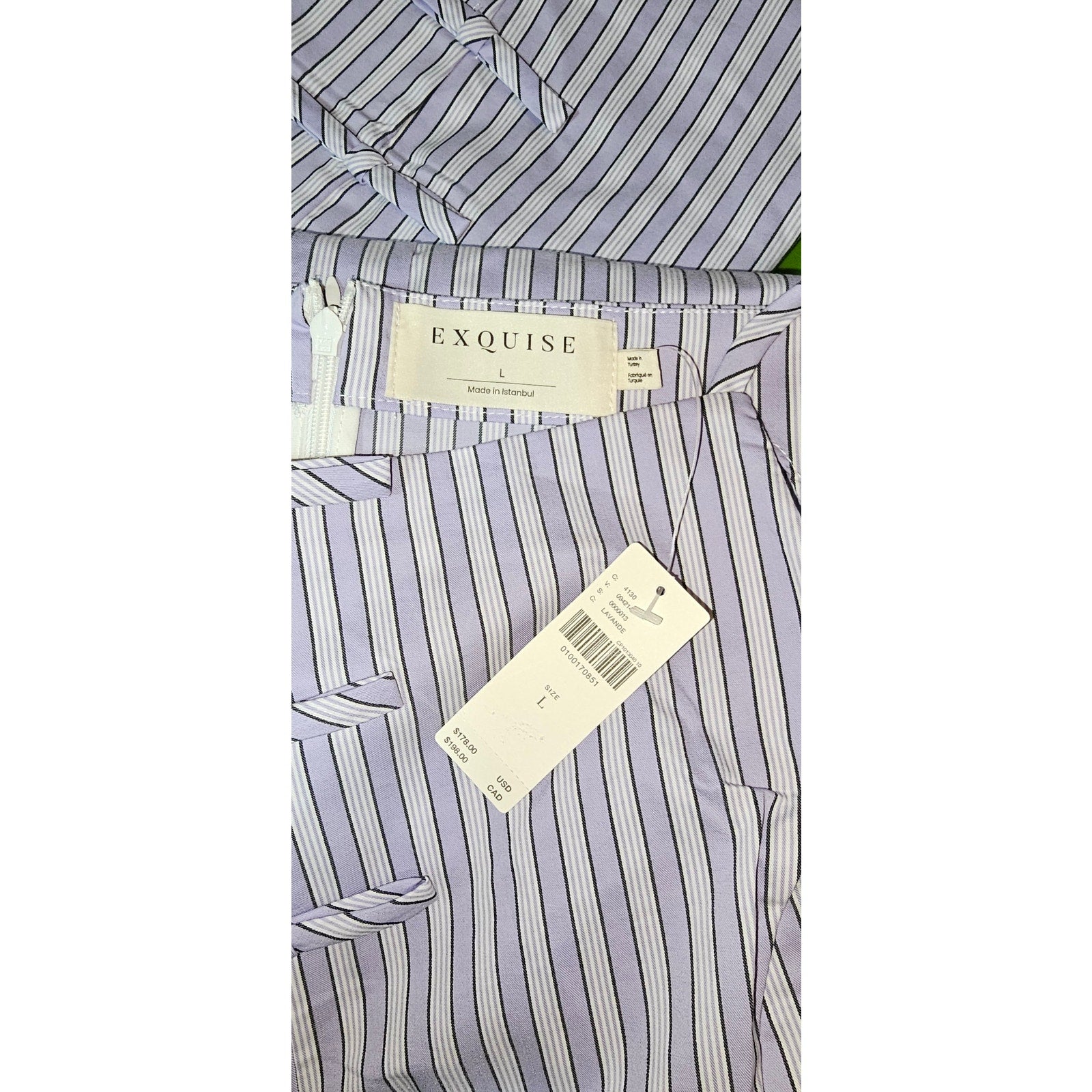 Anthropologie Exquise High-Neck Bow Mini Dress LARGE Lavender Anthropologie