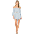 NEW Anthropologie $167 Cloth and Stone Bella Dahl Off Shoulder Mini Dress XS
