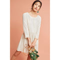 New Anthropologie Edira Lace Tunic Mini Dress $138 Small Ivory White