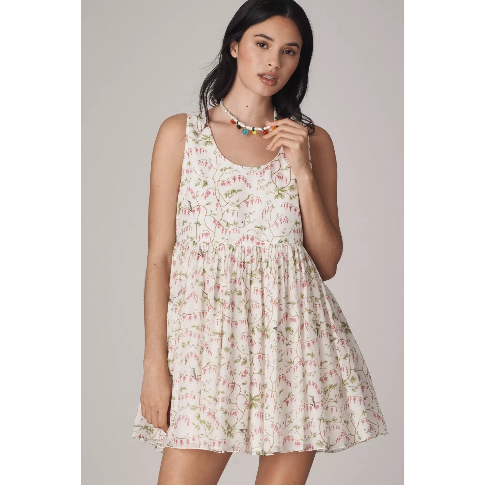 Anthropologie Rachel Antonoff Eliana Sleeveless Babydoll Mini Dress XXL Anthropologie
