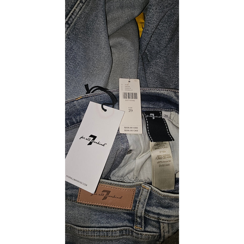 Anthropologie All Mankind Lotta Mid-Rise Wide-Leg Jeans