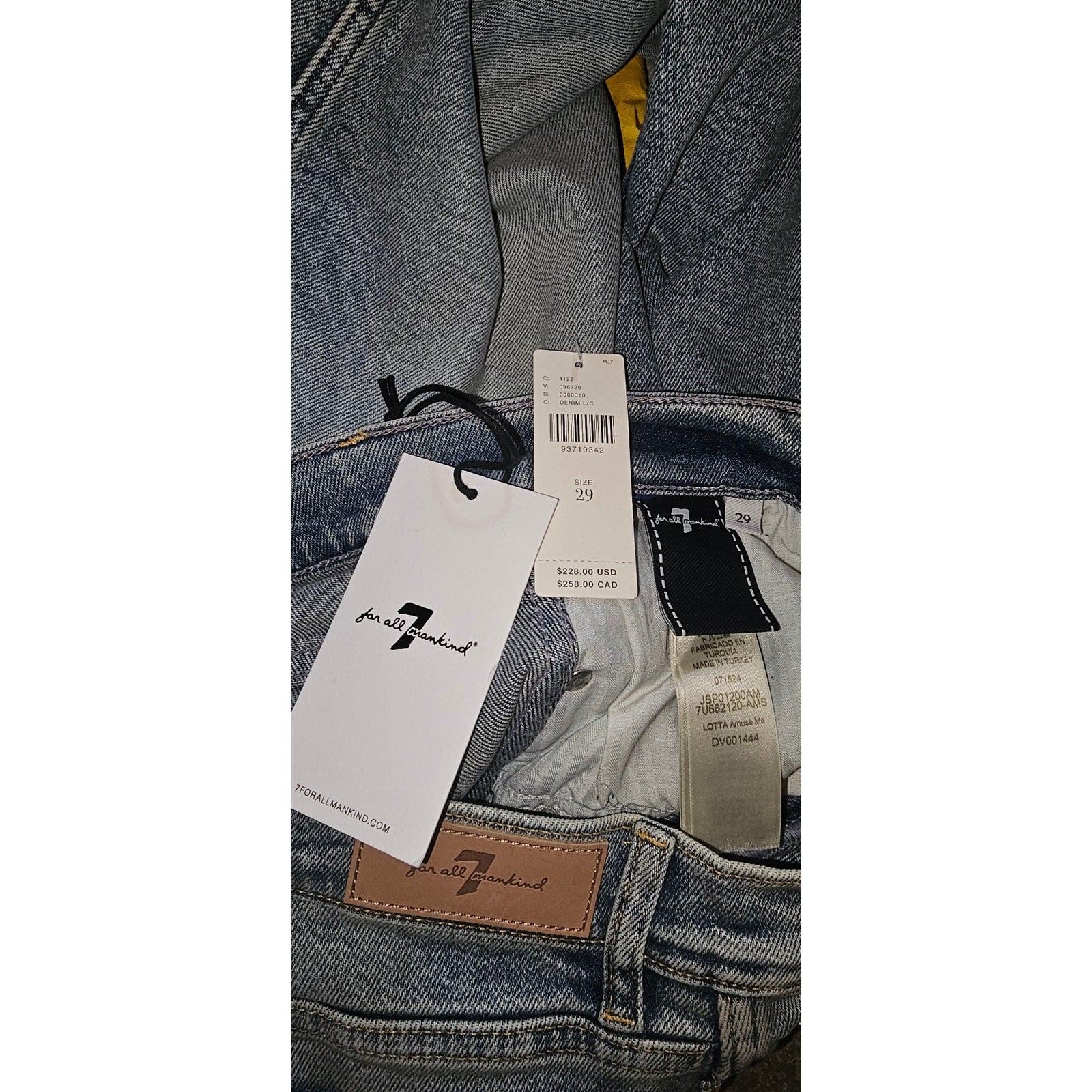 Anthropologie All Mankind Lotta Mid-Rise Wide-Leg Jeans