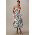 New ANTHROPOLOGIE BHLDN Sophia Apron-Top Jacquard Midi Dress $248 LARGE Teal