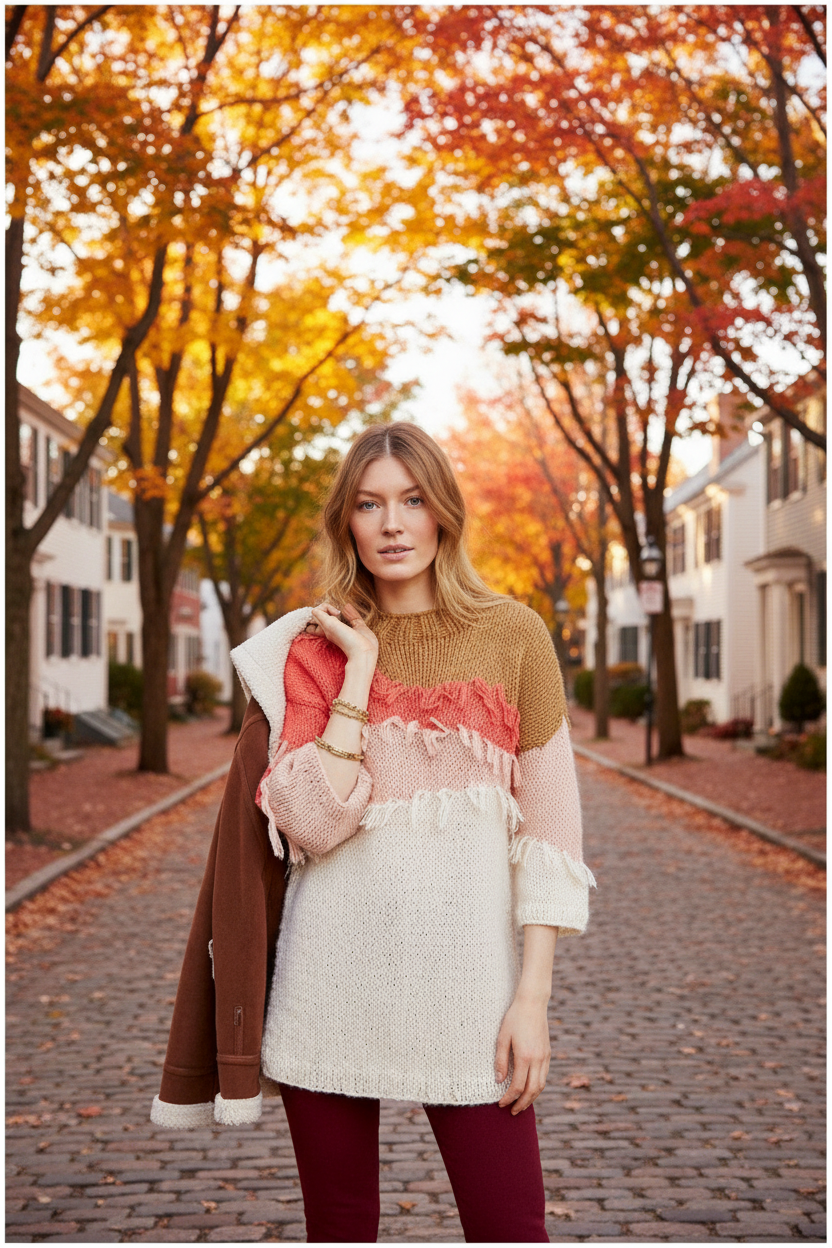 New Anthropologie $298 Vero Alfie Hand Knit Marlene Tunic Sweater Small Tunix Anthropologie