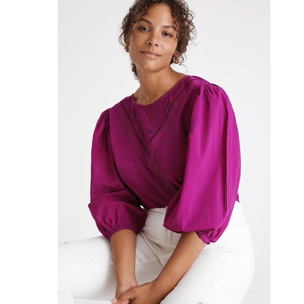 Anthropologie Farm Rio Kelsie Blouse