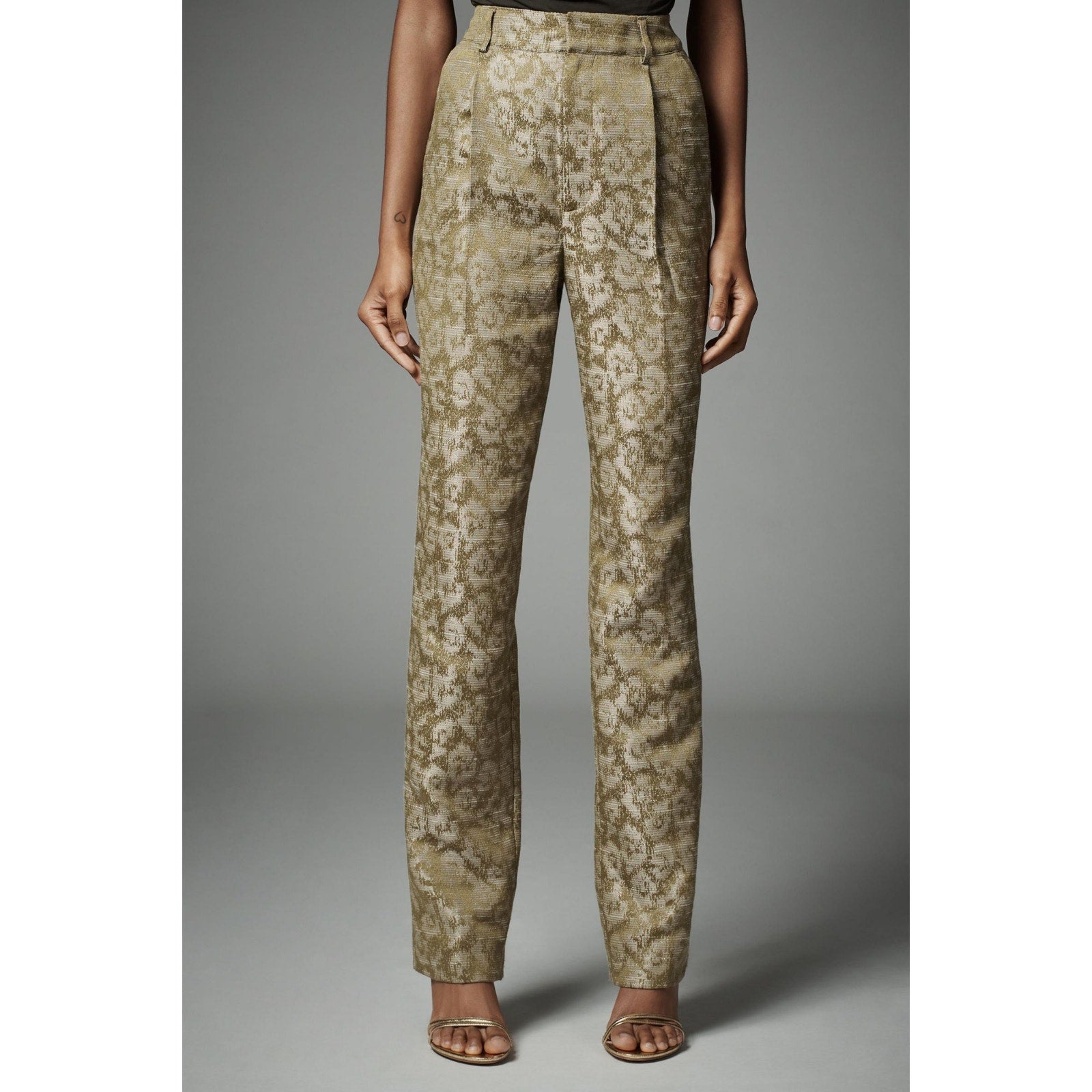 New ANTHROPOLOGIE Scotch & Soda Robyn Relaxed Tapered Pants $168 SIZE 28 Green