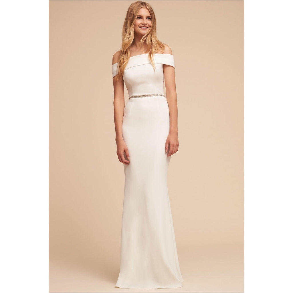 Anthropologie BHLDN Katie May Legacy Dress SIZE 18 Ivory WEDDINGS BHLDN