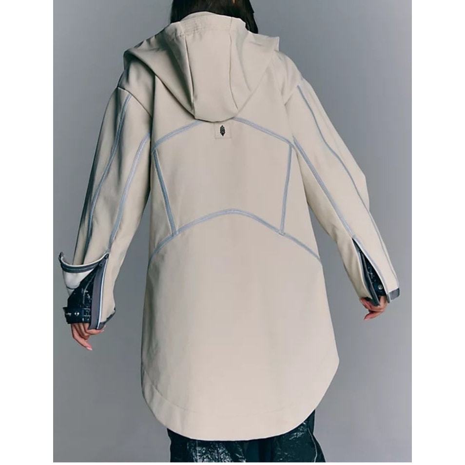 Free People Moon Magic Reflective Rain Parka