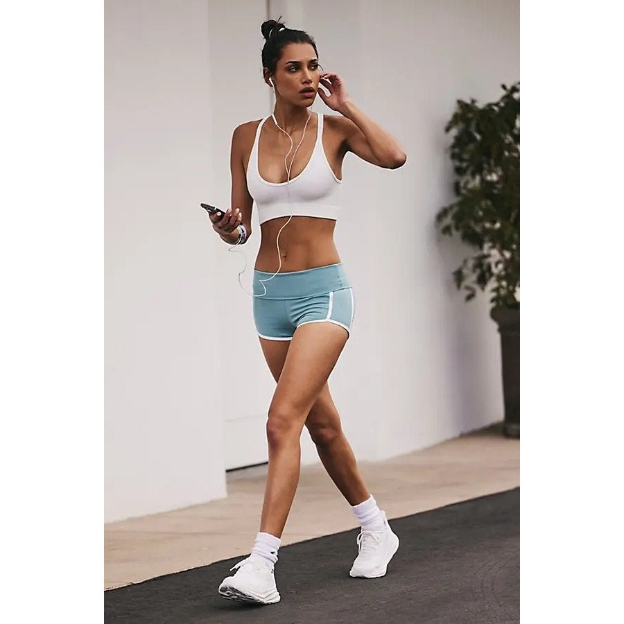 FREE PEOPLE MOVEMENT Island Time Shorts SMALL Eucalyptus Free People