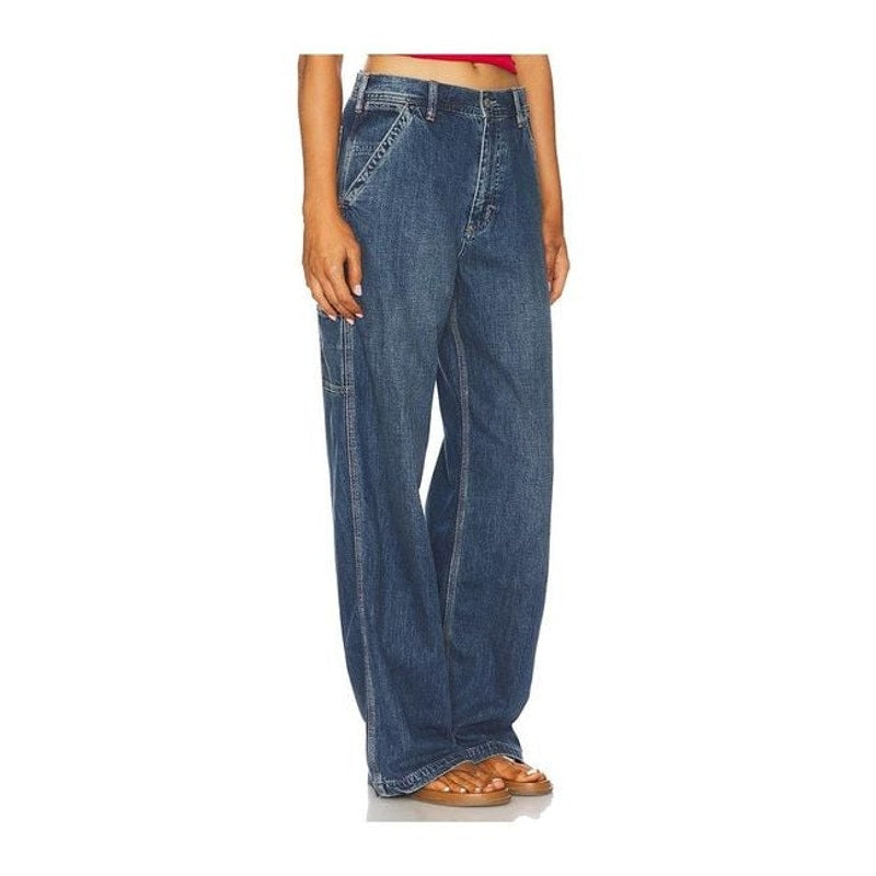 Free People Denimist Teri Carpenter Wide-leg Jeans