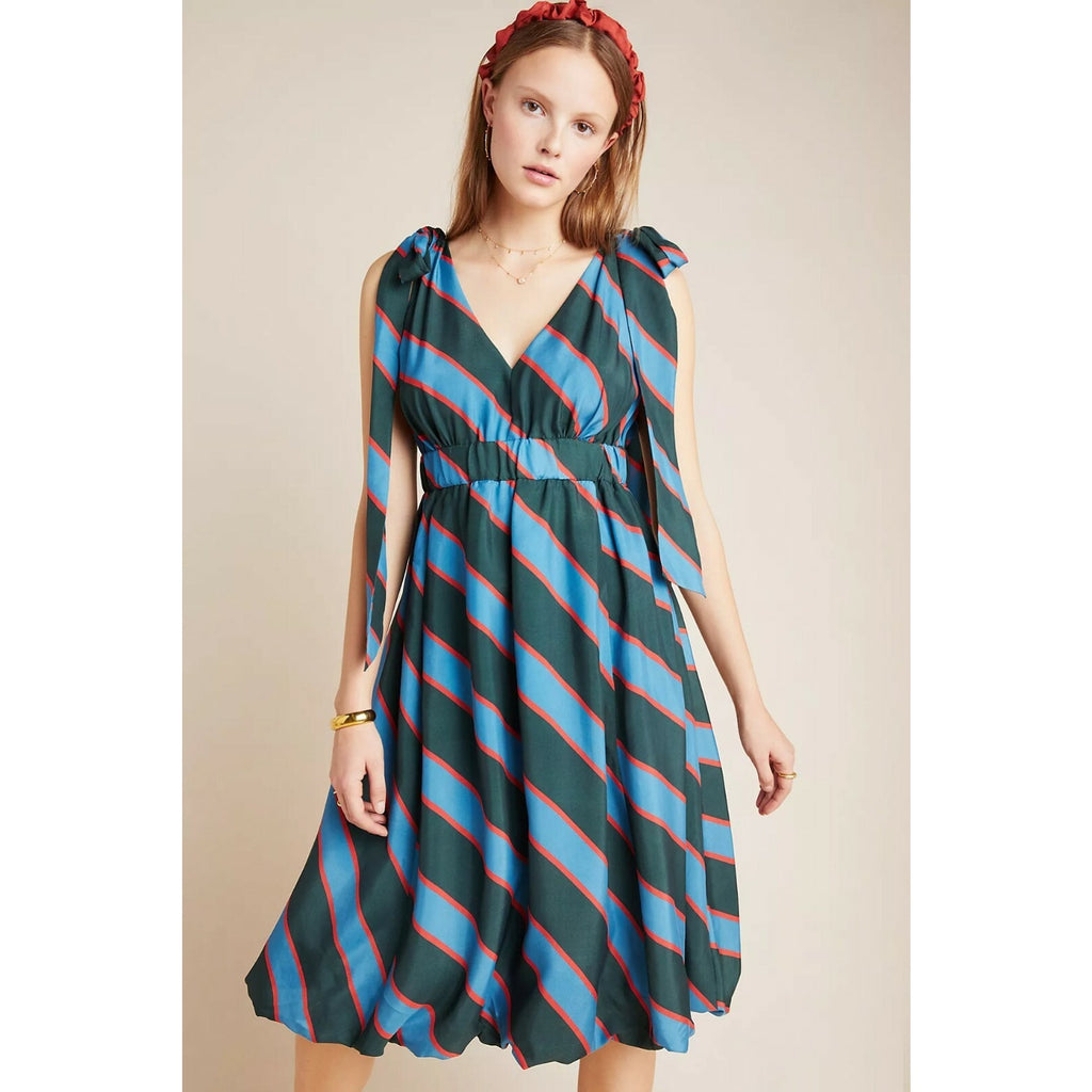 NEW Anthropologie Monaco Midi Dress Hope For Flowers By Tracy Reese $340 Size 4
