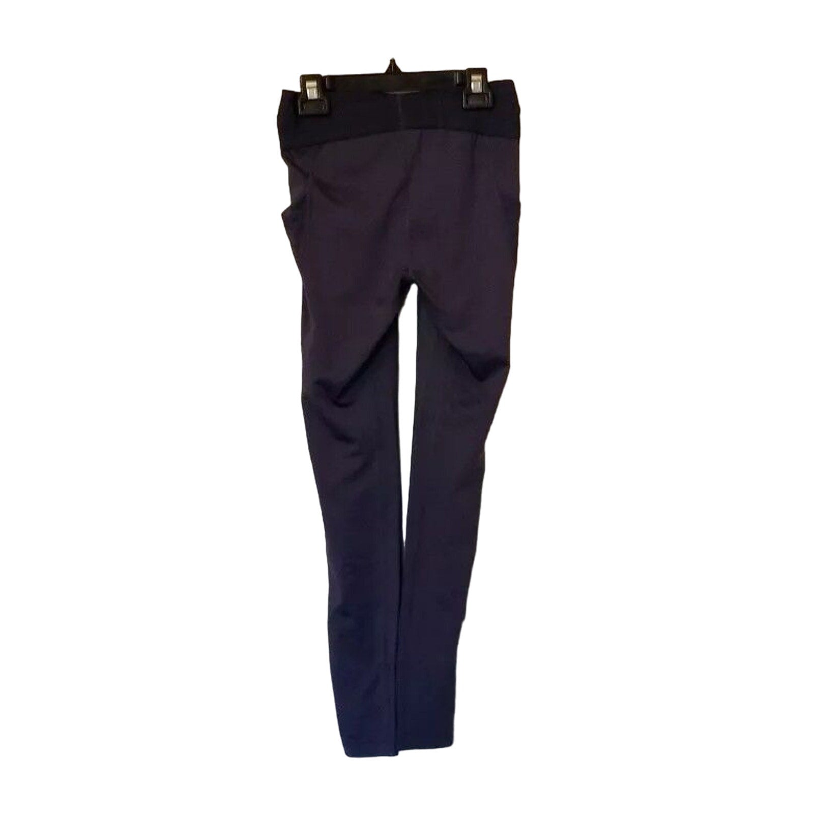 New Free People FP Movement BARRE Leggings In X-SMALL Blue Stretchy Mesh