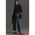 New Anthropologie Maeve Military Peacoat $198 SMALL Navy Double Breasted