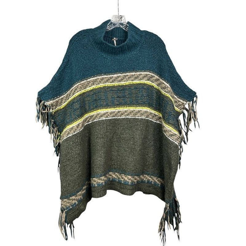 Free People Labyrinth Sweater Poncho