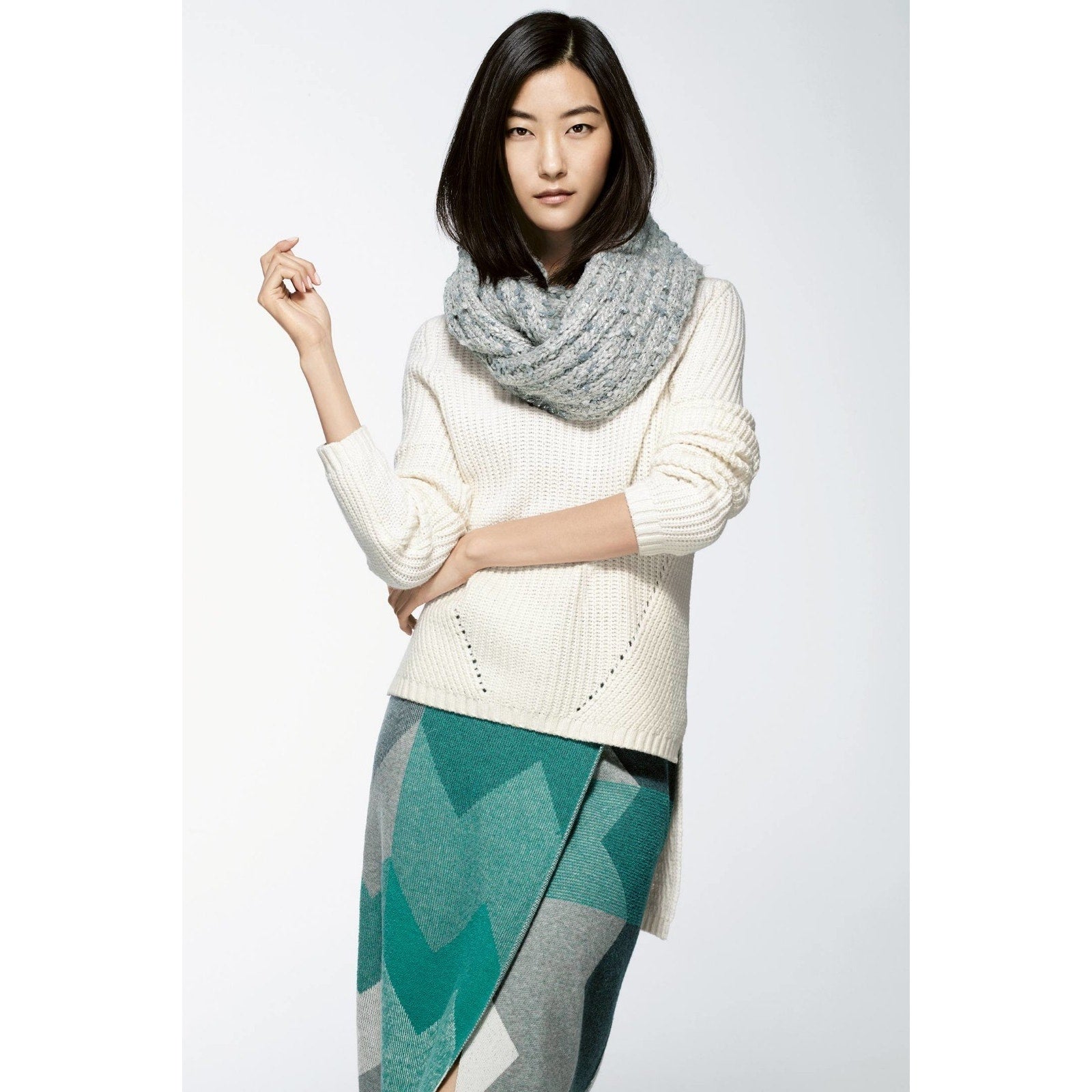 NEW Anthropologie $118 Moth Women's White High-low Turtleneck Size Small