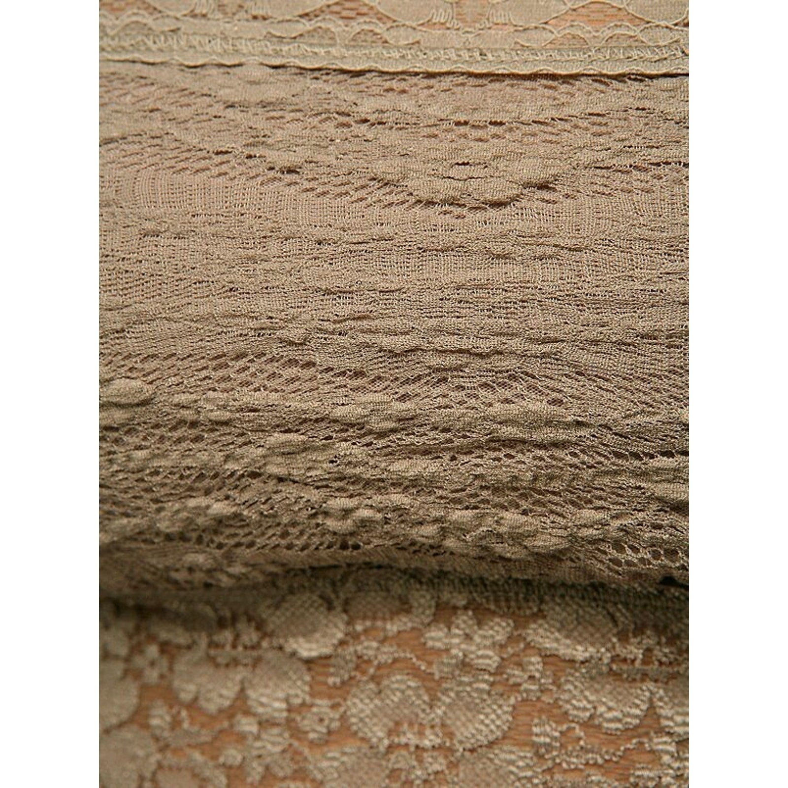 New Free People Floral Lace Trim Bandeau Taupe $28 Size Small