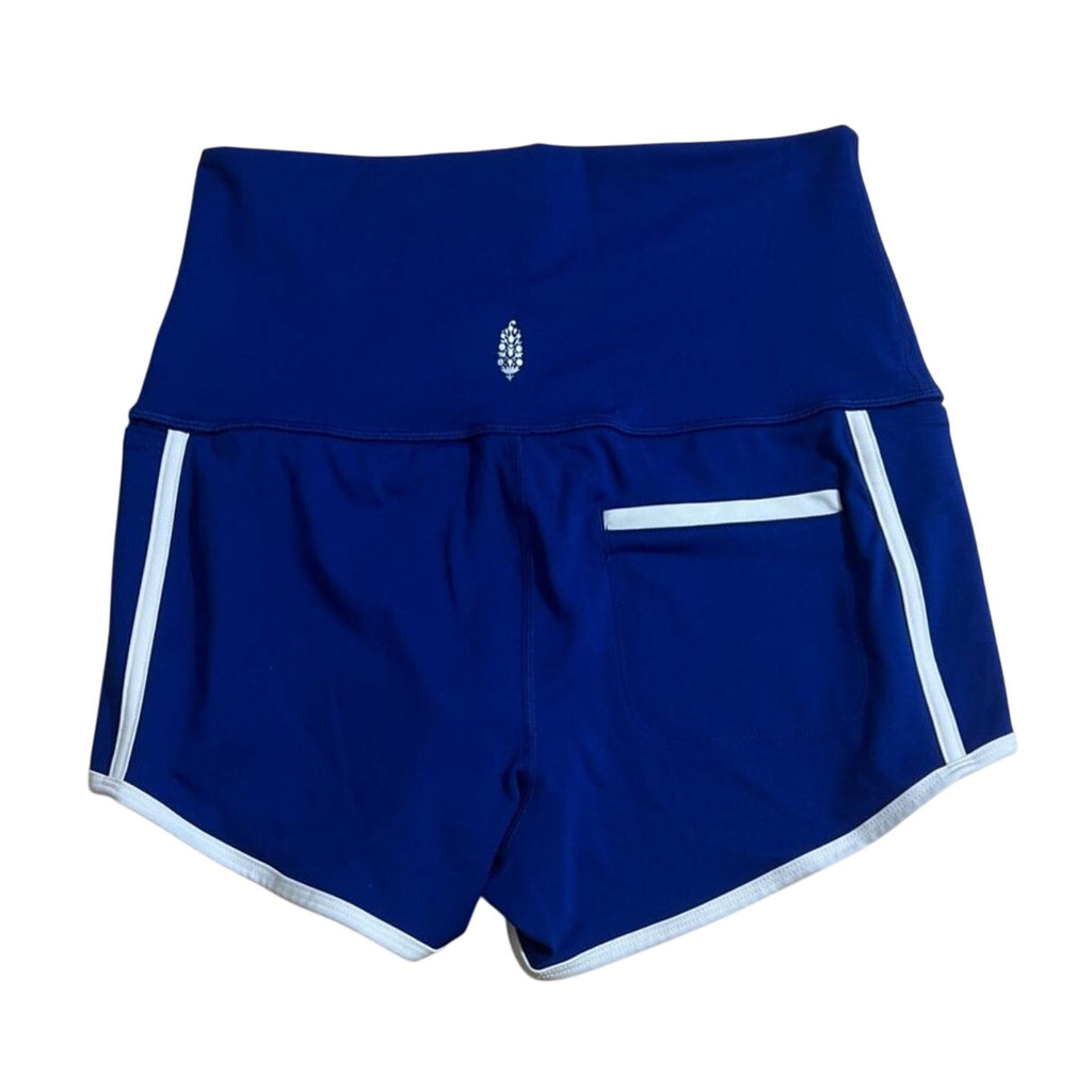 FREE PEOPLE MOVEMENT Island Time Shorts X-SMALL Sapphire Skies Free People