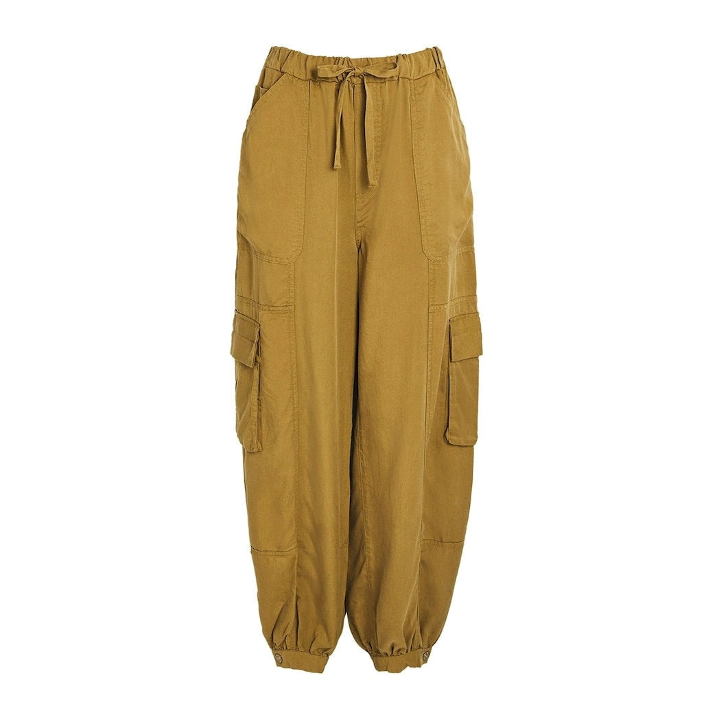 New ANTHROPOLOGIE MOTHER The Curbside Cargo Quickie Cinch Pants S Bronze Mist