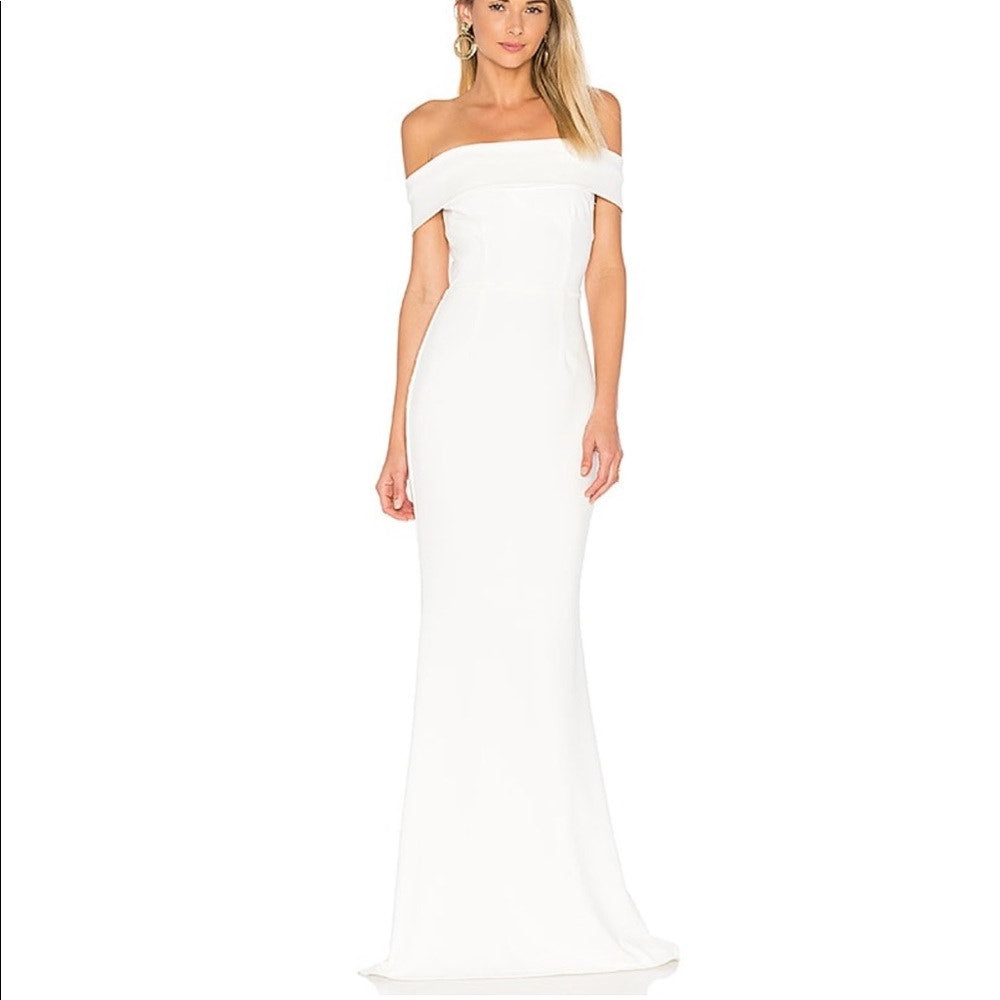 Anthropologie BHLDN Katie May Legacy Dress SIZE 18 Ivory WEDDINGS BHLDN