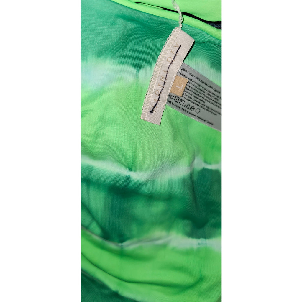 New Free People Martha Rey Holly One-Piece Swimsuit $258 LARGE Green