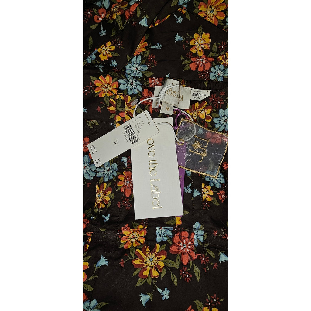 Anthropologie Love The Label Carlotta Puff-Sleeve Midi Dress MEDIUM Anthropologie
