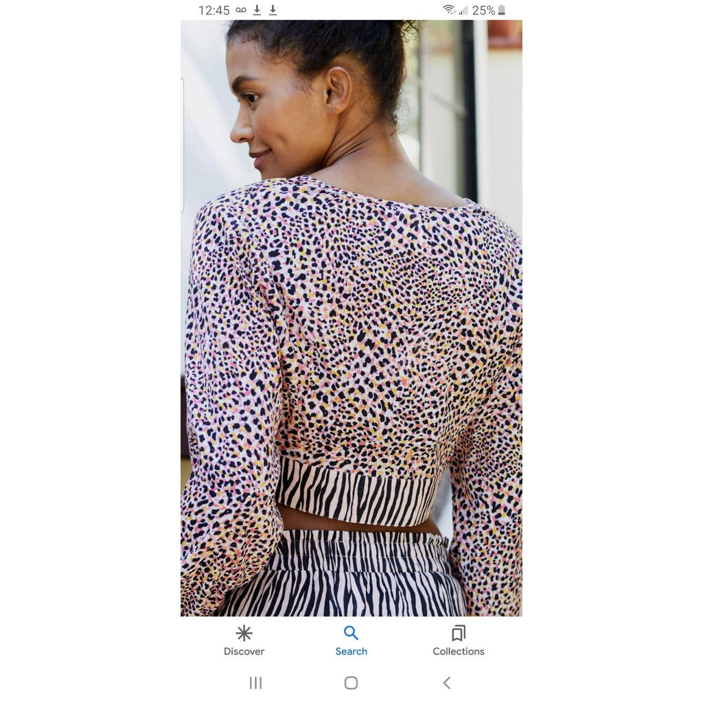 NEW Anthropologie Sanctuary Swim Leopard Cover-Up Set Size Small