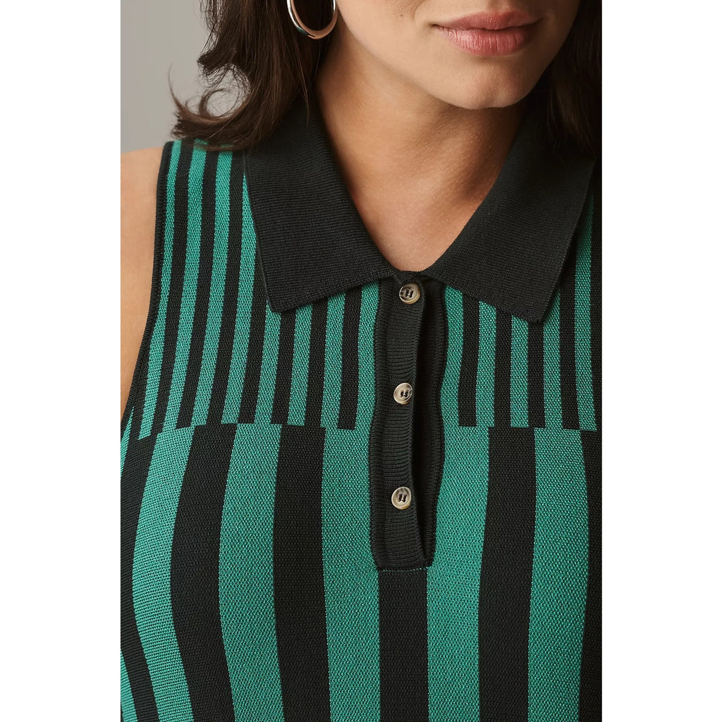 Anthropologie Maeve Sleeveless Knit Mini Swing Dress