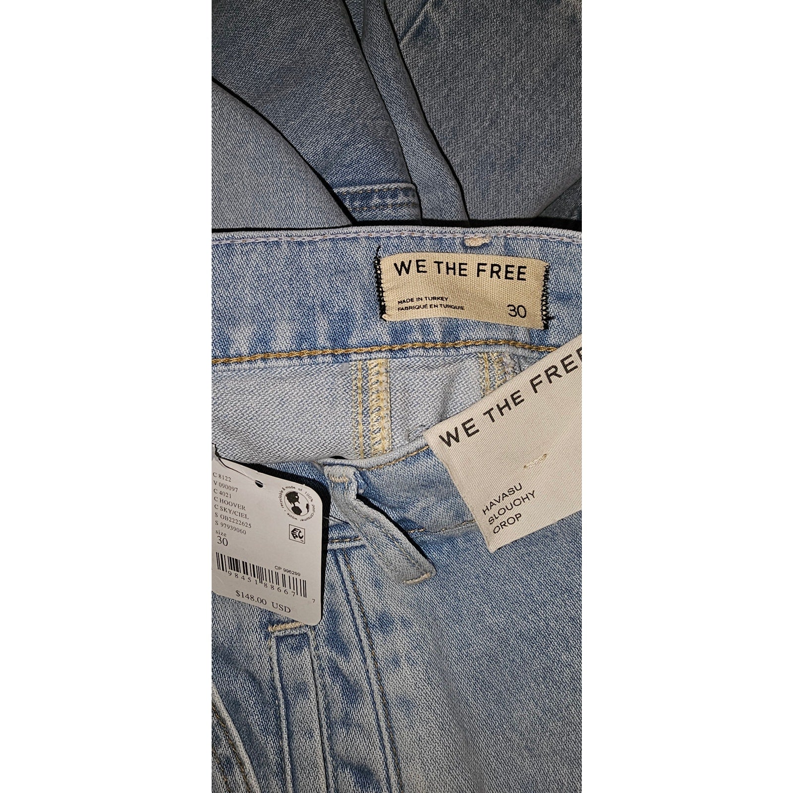 Free People Havasu Slouchy Cropped Jeans