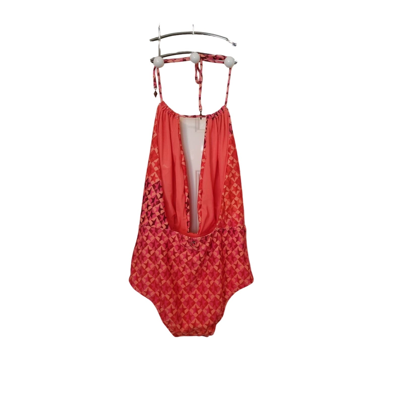 New Rosa Cha Hamptons Plunge Halter One-Piece Swimsuit  $285 FANCY STARS