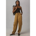 New ANTHROPOLOGIE MOTHER The Curbside Cargo Quickie Cinch Pants S Bronze Mist