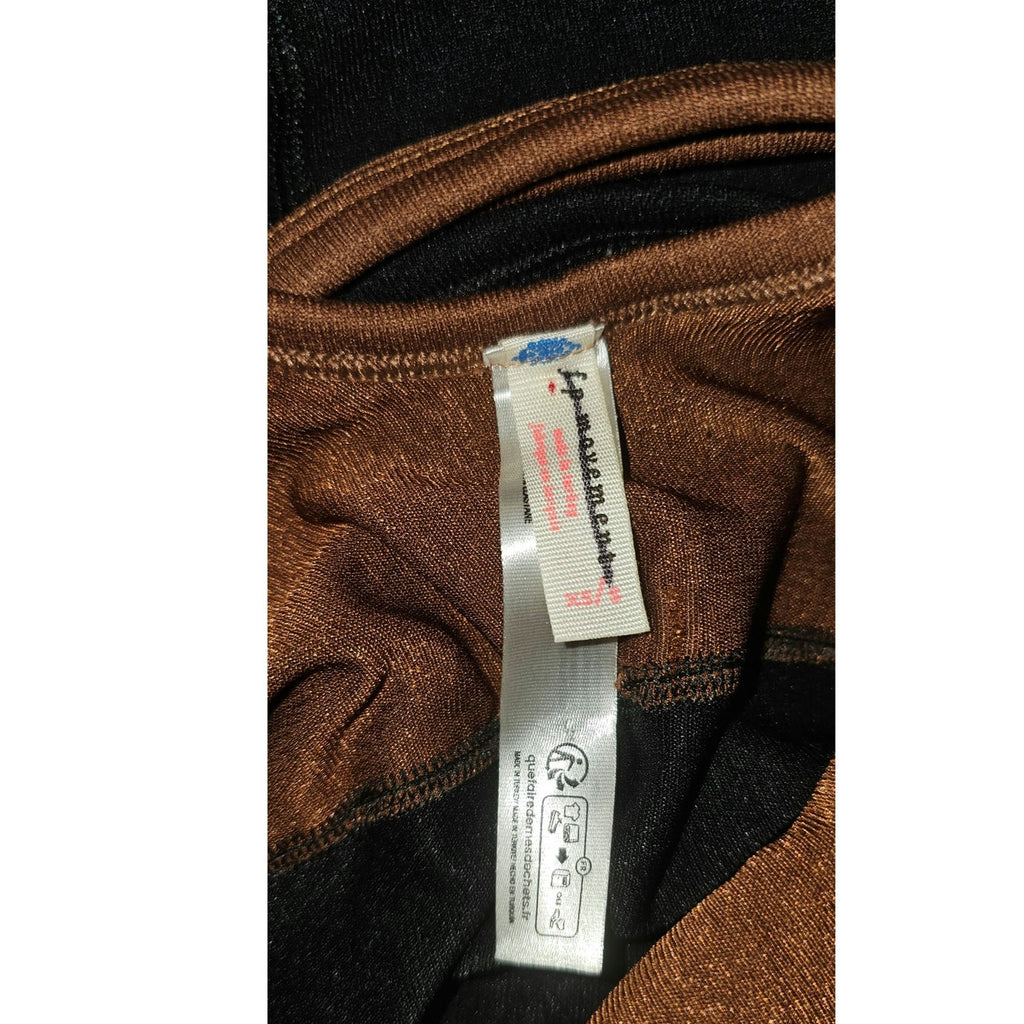New Free People FP MOVEMENT It Takes Two Runsie $70 X-SMALL Black & Brown