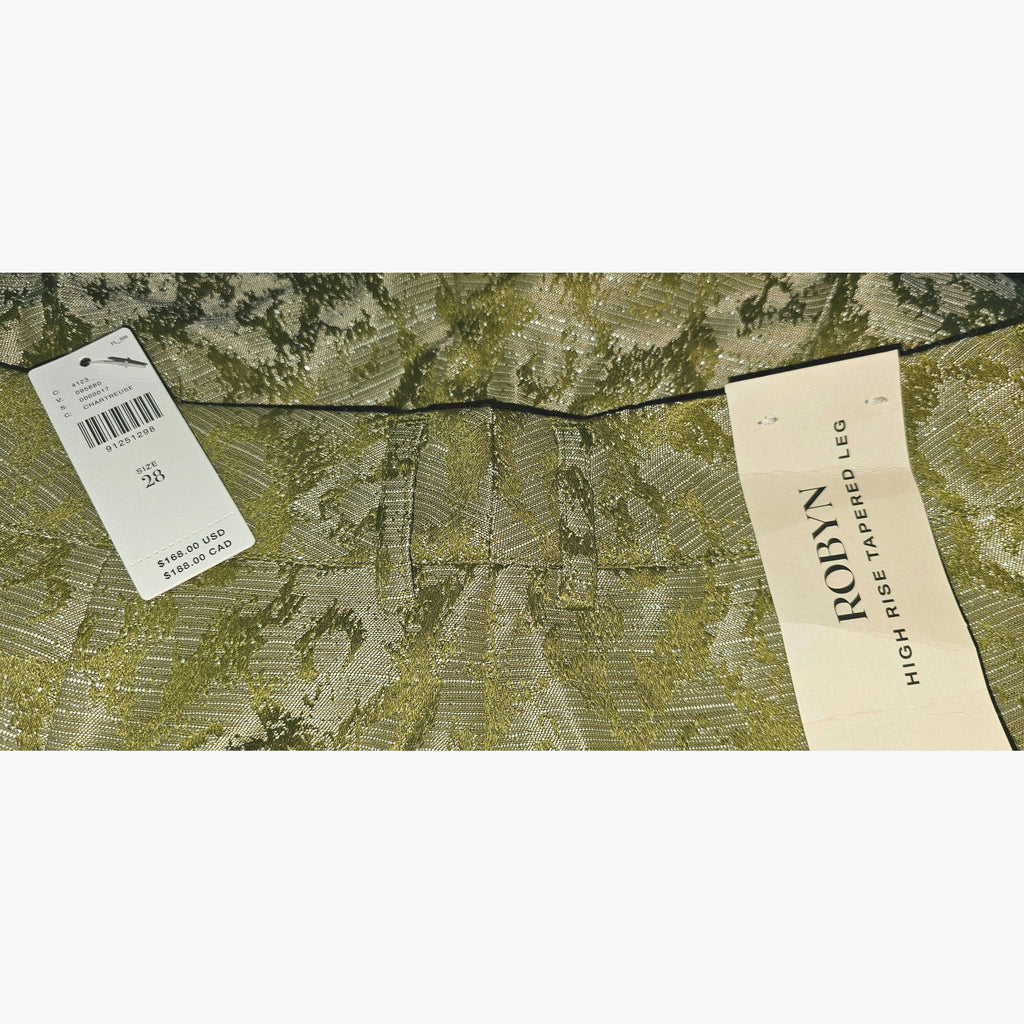 New ANTHROPOLOGIE Scotch & Soda Robyn Relaxed Tapered Pants $168 SIZE 28 Green