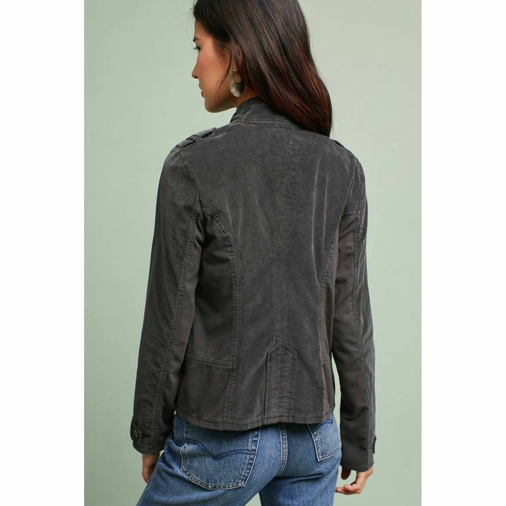 New Anthropologie Marrakech Knit Cadet Jacket $158 SMALL Wine