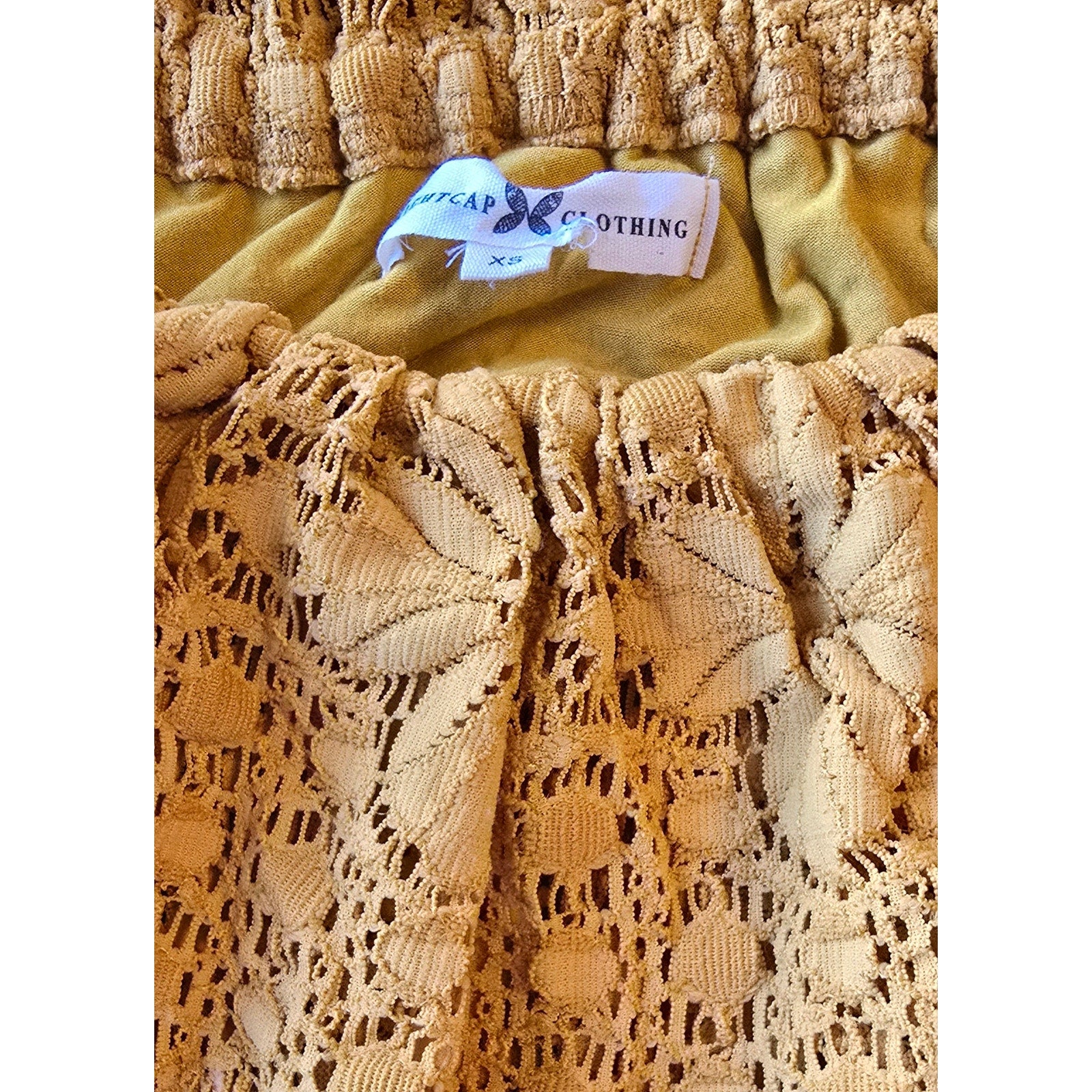 New Free People NIGHTCAP Sunflower Positano Jumpsuit $495 X-SMALL Mustard