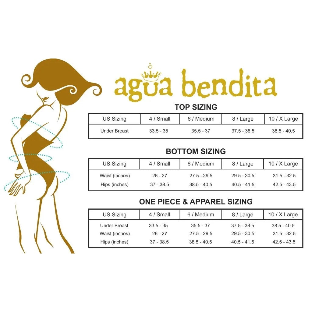 New Free People x Agua Bendita Bloom One-Piece Swimsuit $180 X-LARGE Black
