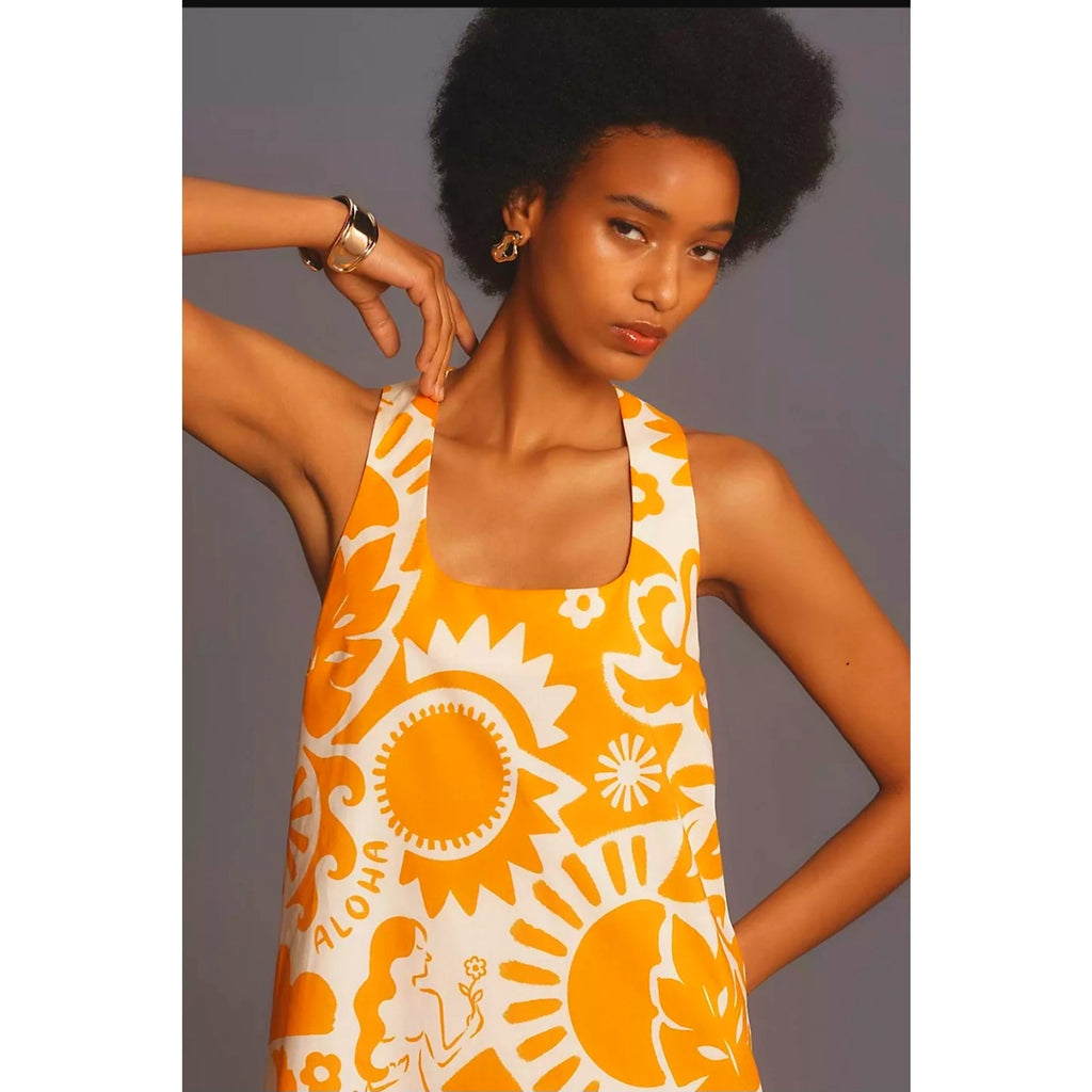 Anthropologie Corey Lynn Calter Sleeveless Scoop-Neck Mini Dress $178 MEDIUM