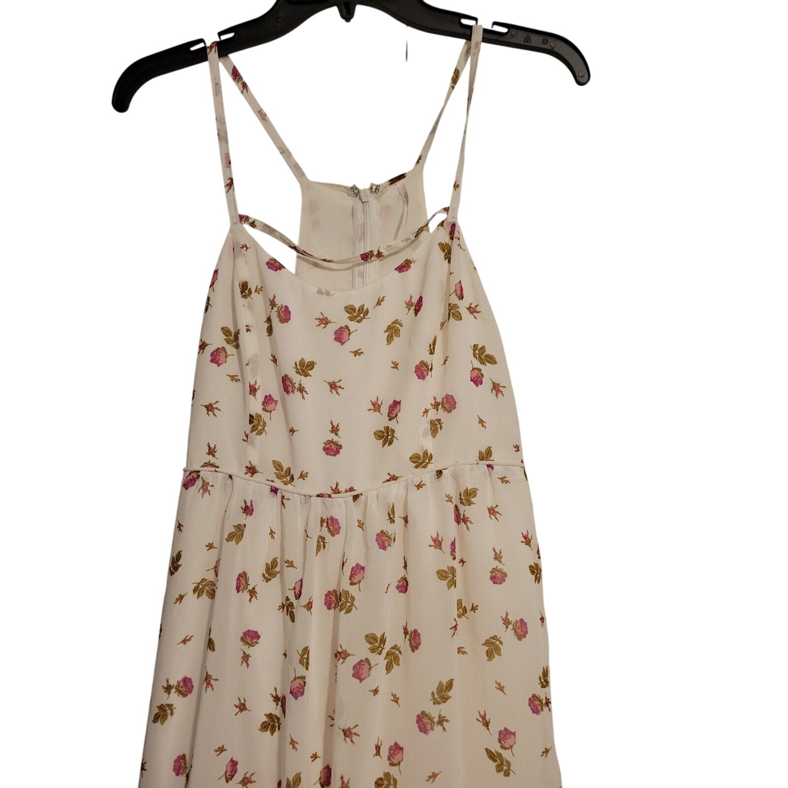 New Free People White Floral Meadow Rue Wide-leg Jumpsuit Size 6 Boho