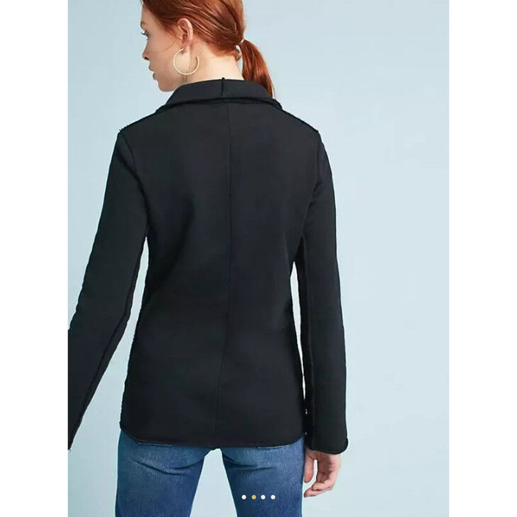 New Anthropologie x George Loves Braelynn Blazer $185 BLACK Small S