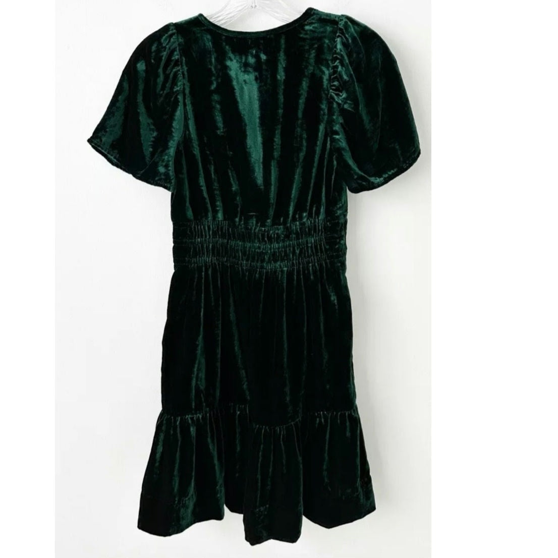 New Anthropologie The Somerset Mini Dress: Velvet Edition $168 XXS - 00 Holly