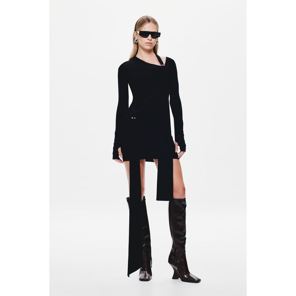 Anthropologie Long-Sleeve Jersey Mini Dress
