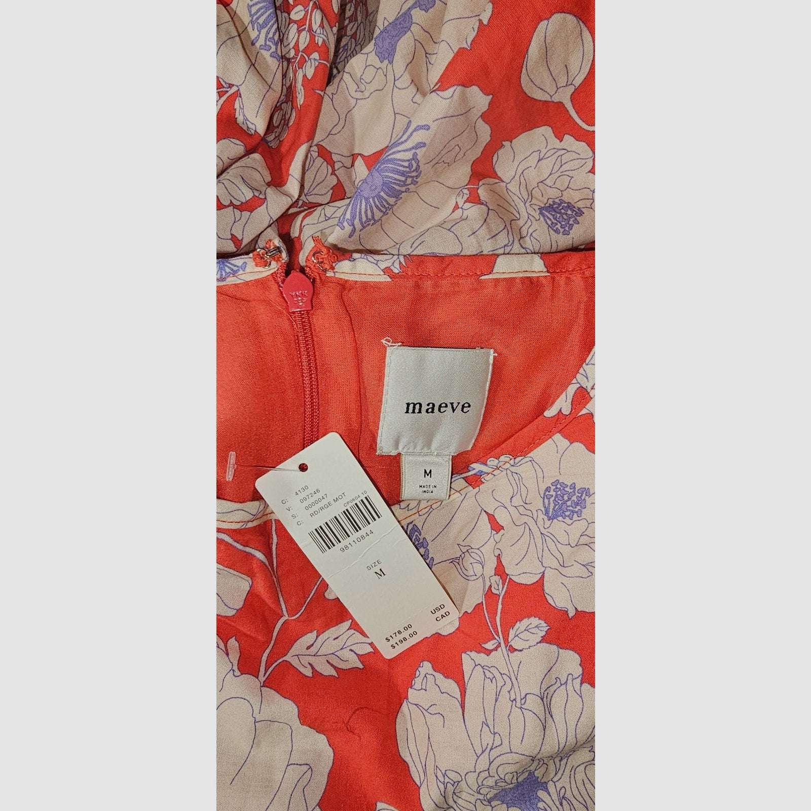 Anthropologie Maeve Sleeveless Square-Neck Drop-Waist Midi Dress MEDIUM Anthropologie