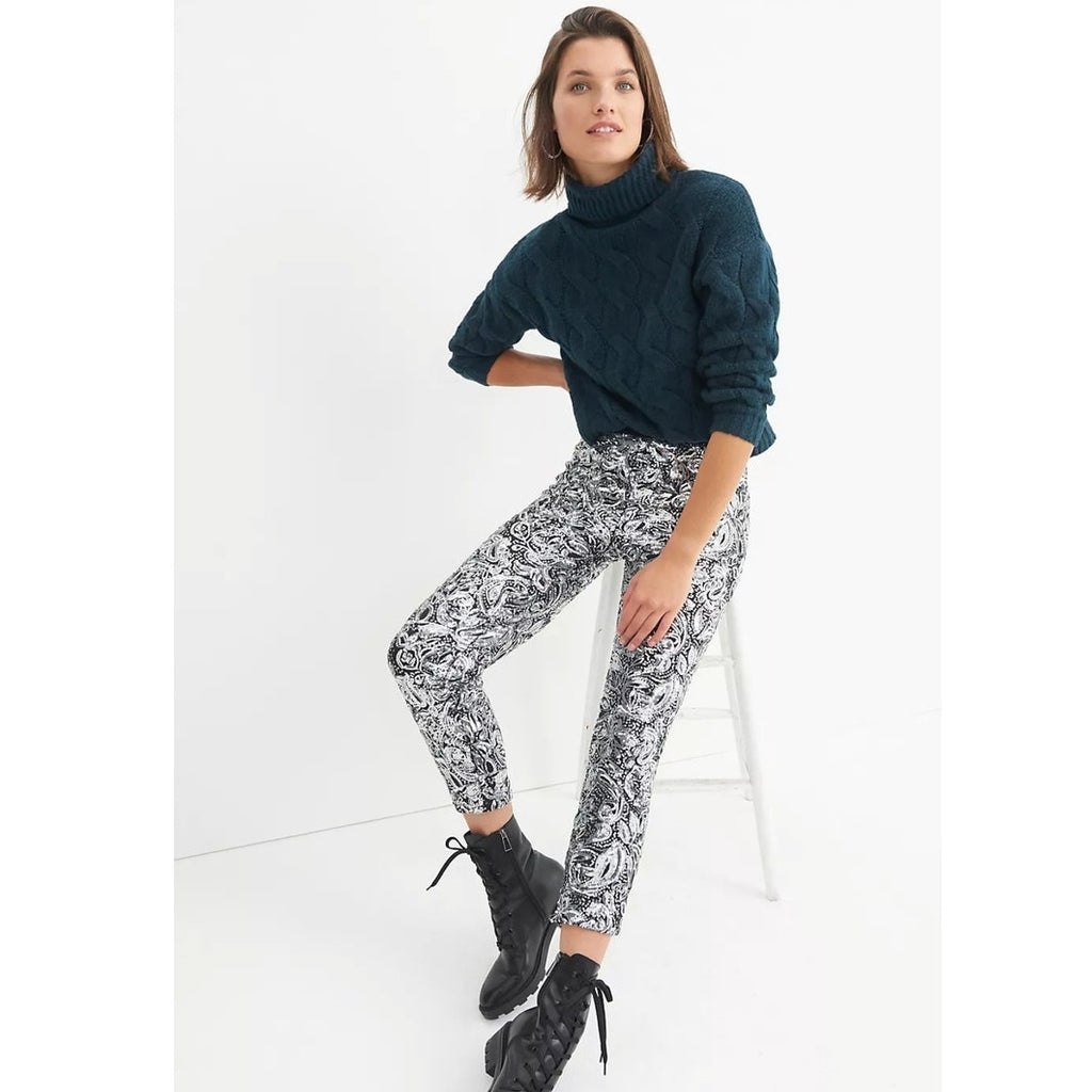 New Anthropologie Pascaline Sequined Trousers by Porridge $188 SMALL Silver/Gray