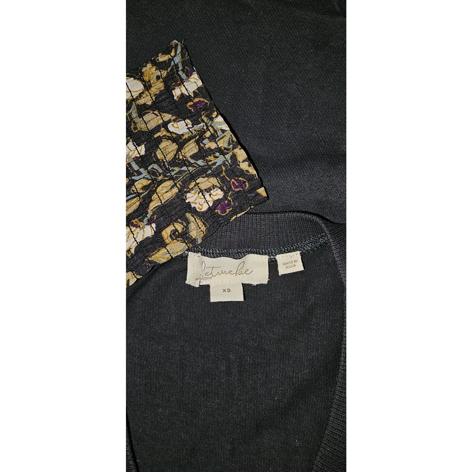 New Anthropologie Let Me Be Sydney Puff-Sleeved Top $98 X-SMALL XS Floral