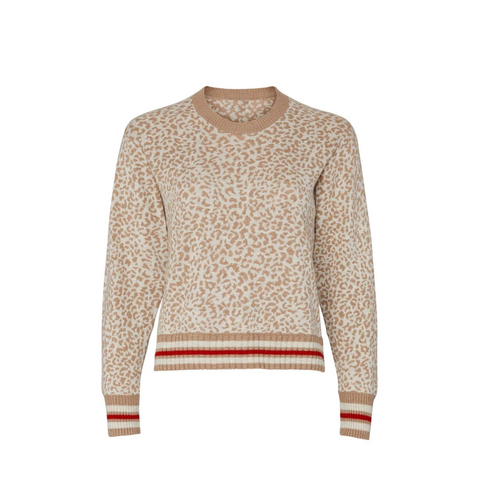 New Anthropologie Leo Leopard Pullover Sweatshirt by Splendid $178 Size Small
